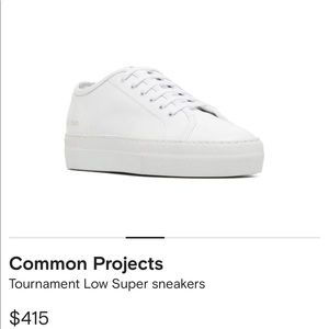 COMMON PROJECTS - women’s tournament low sneaker